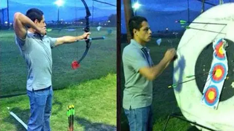Chicharito al estilo 'Robin Hood'