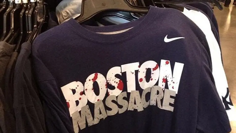 Nike retira camisetas con la leyenda 'Boston Massacre'
