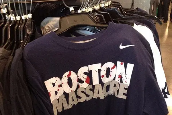 Nike retira camisetas con la leyenda 'Boston Massacre'