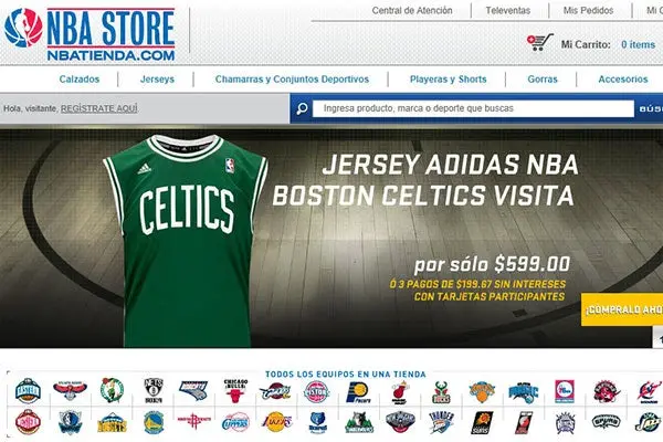 NBA presenta su primera tienda en línea en México