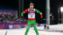 Domracheva logra triplete dorado en Sochi