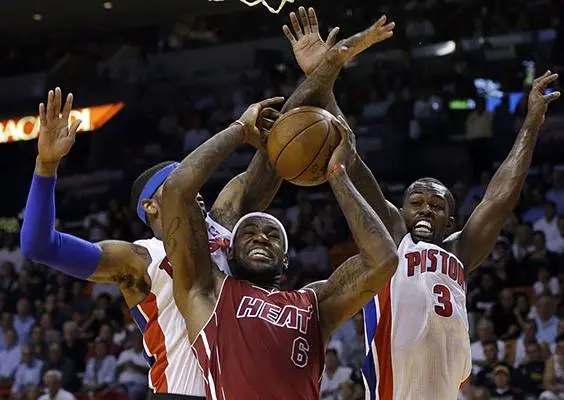 Pistons frena racha de triunfos del Heat
