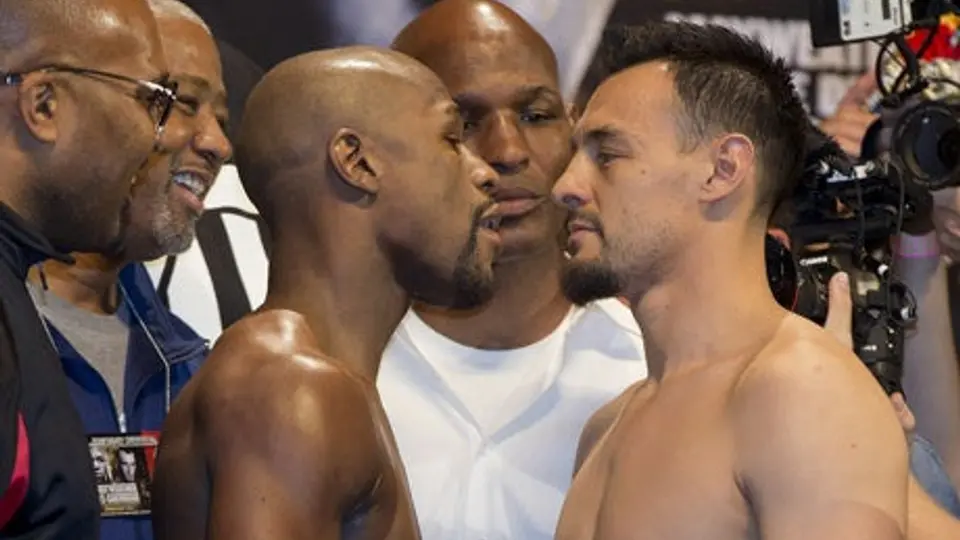 Mayweather Jr. y Robert Guerrero libran la báscula