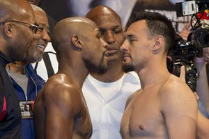 Mayweather Jr. y Robert Guerrero libran la báscula