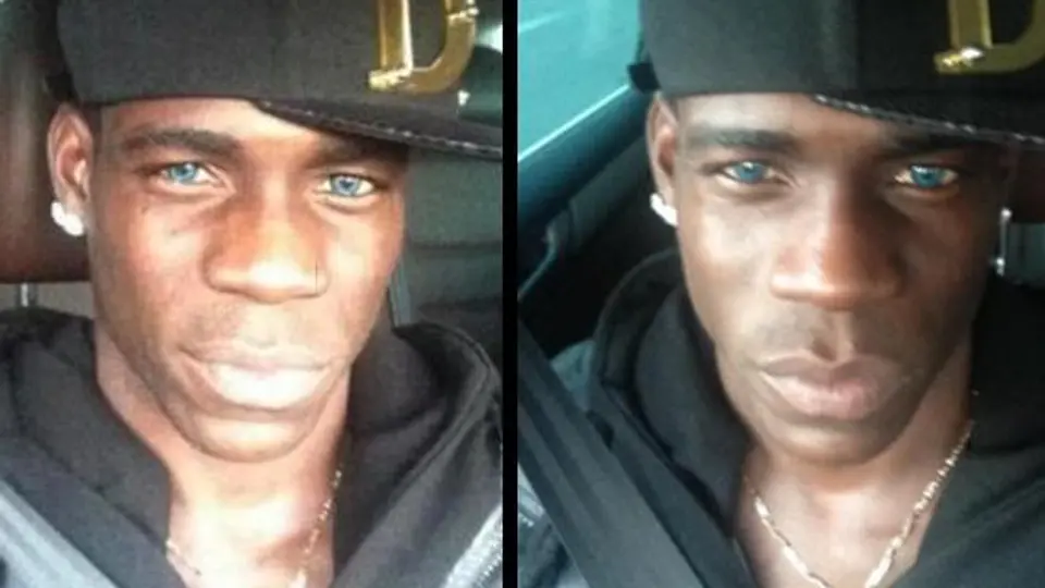 Balotelli cambia color... ¡de ojos!