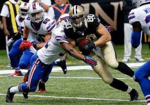 Graham se impone a los defensas de los Bills para llevar el balón a las diagonales | AP