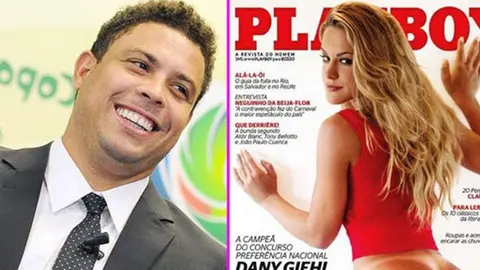 Ronaldo tras la franquicia de Playboy en Brasil