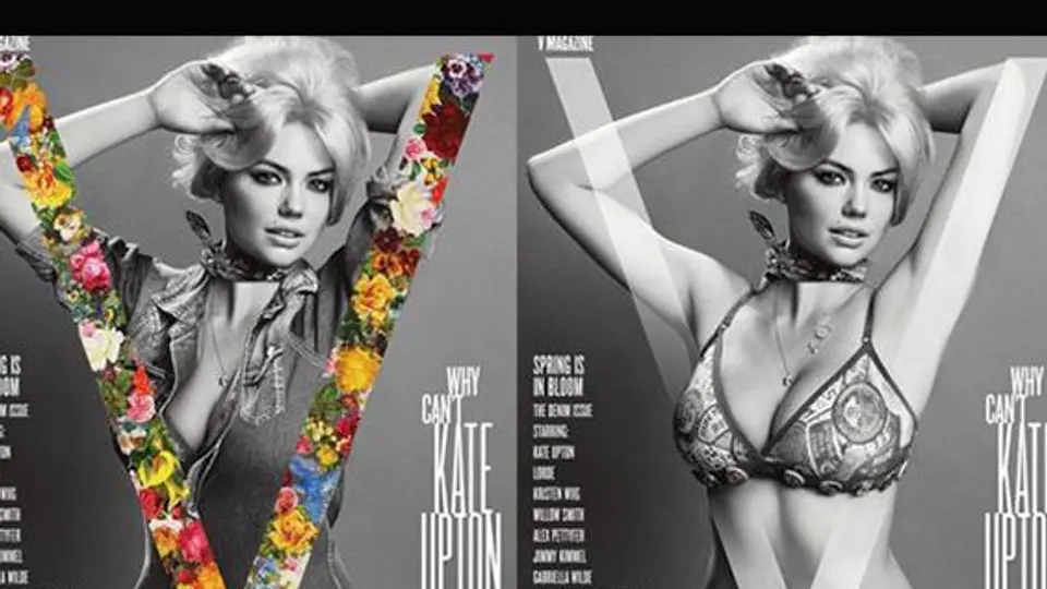 Kate Upton, 'striptease de revista'