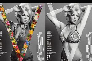Kate Upton, 'striptease de revista'