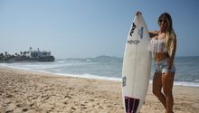 Jimena Ochoa, la surfista que le tenía pánico al mar