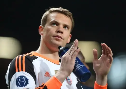Neuer en un partido de Champions League | AP