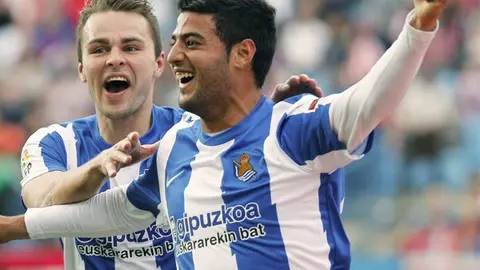 Real Sociedad protesta tarjeta amarilla de Vela