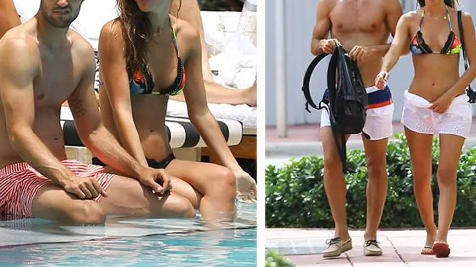 Malena Costa y Mario Suárez se escapan a Miami