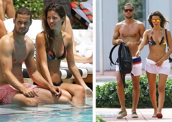 Malena Costa y Mario Suárez se escapan a Miami