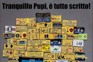 Publican desplegado en apoyo a Zanetti