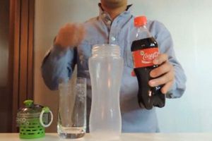 Filtro convierte refresco en agua