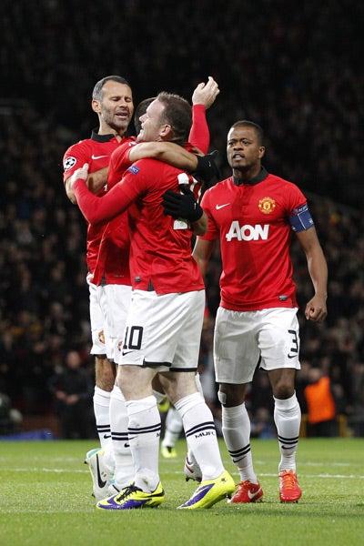 Los jugadores del Manchester United festejaron el 1-0 ante la Real Sociedad | AP