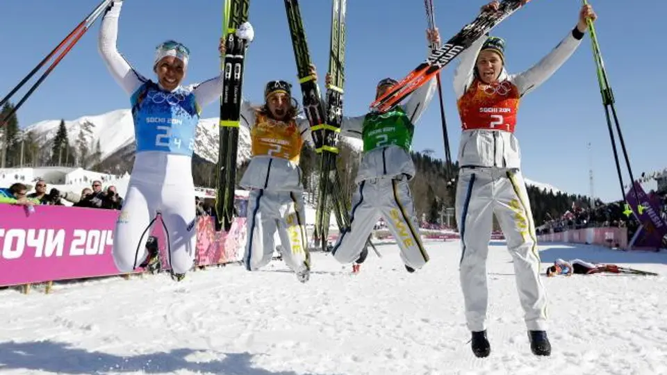 Suecia, oro en esquí de fondo por relevos