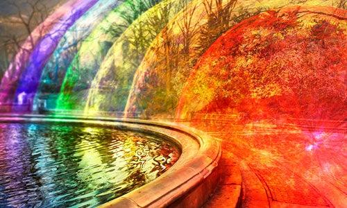 Los pulsos WiFi se muestran como esferas multicolores que irradian desde la fuente | ESPECIAL