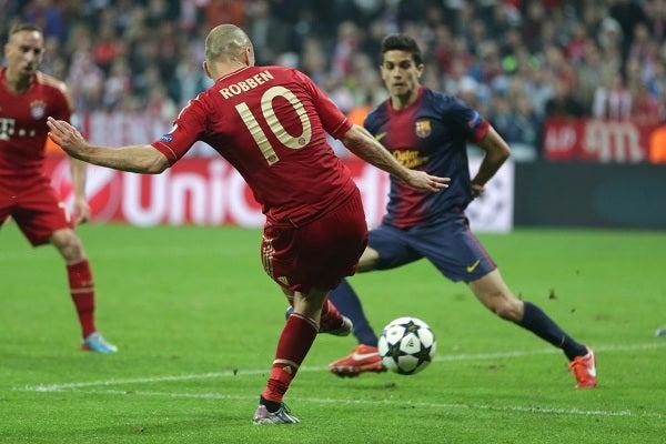 Robben instantes antes de anotar | AP