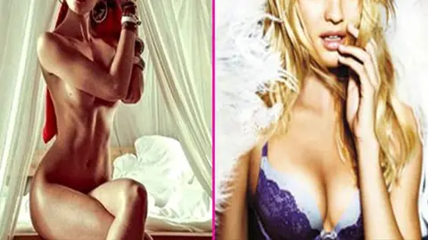 La madrina del Mundial de Sudáfrica se desnuda