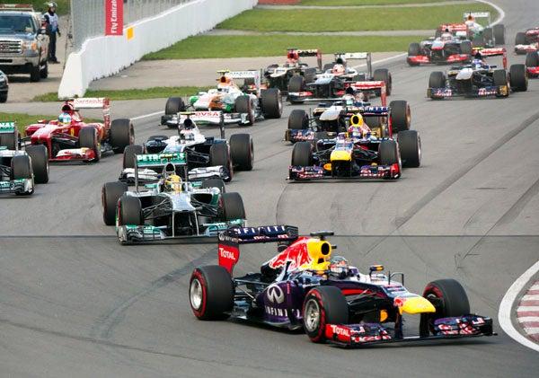 Sebastian Vettel, piloto de Red Bull, lideró la carrera desde el inicio, aprovechando que salió desde la 'pole position' | AP