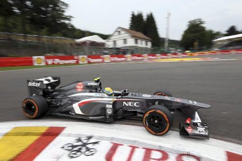 Esteban Gutiérrez sigue sin sumar puntos y terminó en la P14 en Spa-Francorchamps | AP