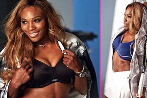 Serena Williams muestra sus curvas