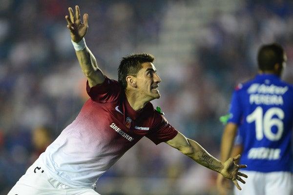 Héctor Mancilla celebra el primer gol | MEXSPORT