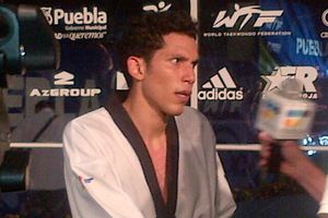 Abel Mendoza, Plata en Mundial de TKD