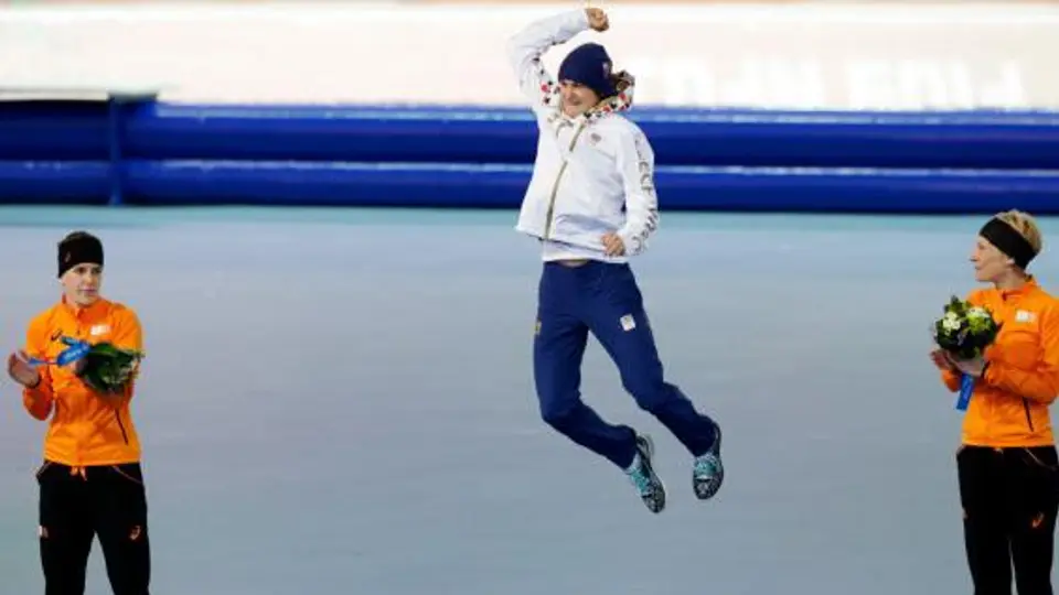 Sablikova vuelve a sumar Oro en patinaje de velocidad