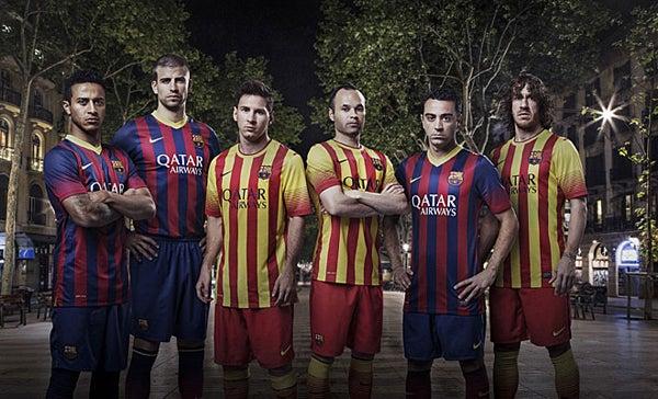 Los jugadores culés ya posaron con las nuevas equipaciones | ESPECIAL