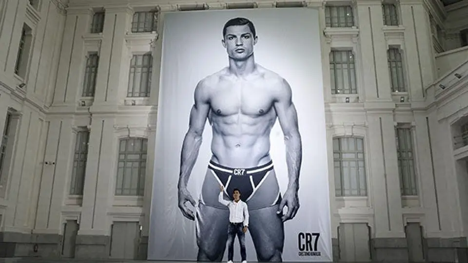 Cristiano Ronaldo, 'espectacular' en ropa interior