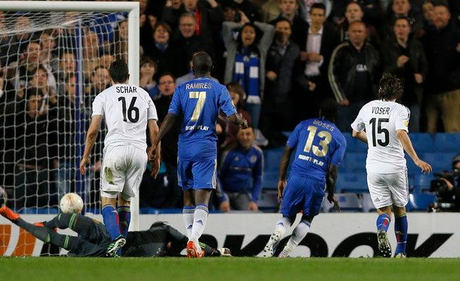 El momento de la anotación de Moses | AP
