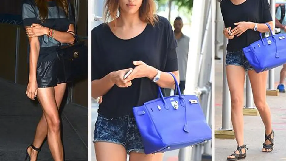 Irina Shayk presume piernas en Nueva York