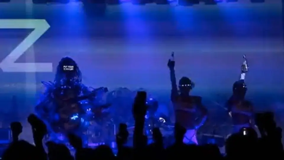 'Z-Machines', la banda de robots que debutó en Tokio