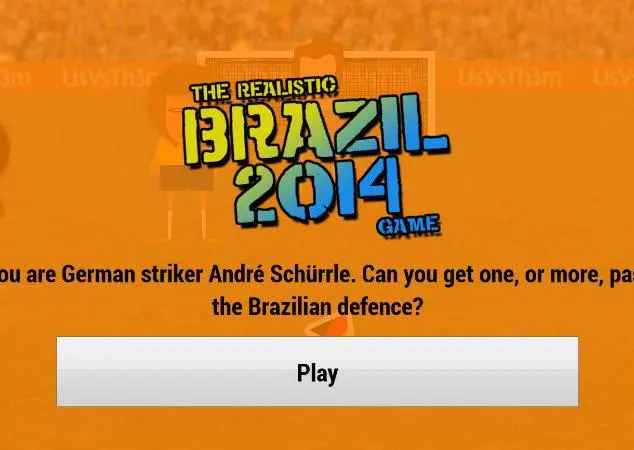 Circula videojuego del Brasil-Alemania