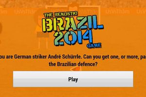 Circula videojuego del Brasil-Alemania