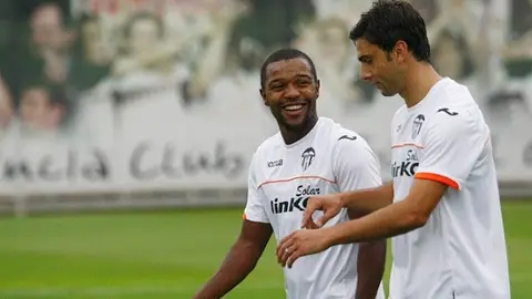 Pabon ya entrena con el Valencia