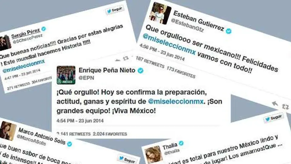 Aplauden triunfo de México en redes sociales
