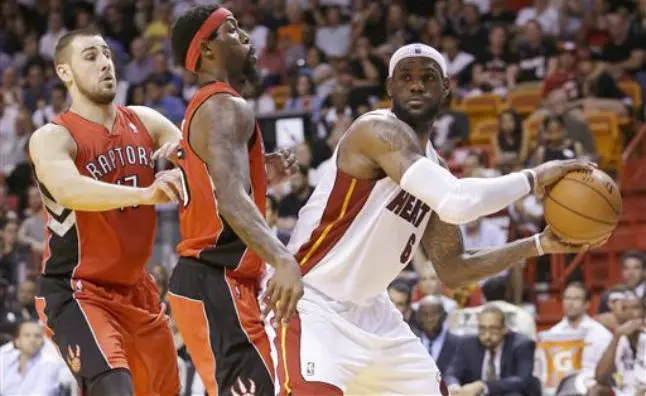 Heat toma la punta en el Este tras derrotar a Raptors