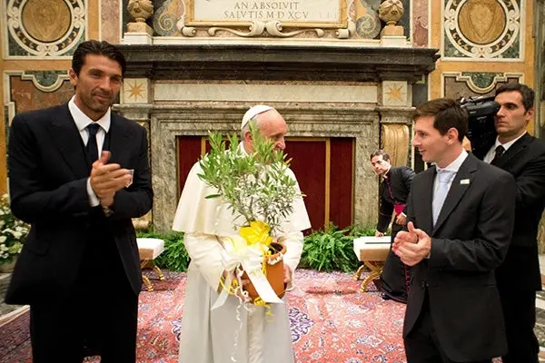 Messi, orgulloso de haber visto al Papa