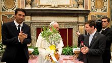 Messi, orgulloso de haber visto al Papa