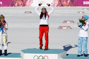 Justyna Kowalczyk consigue el oro en esquí de fondo