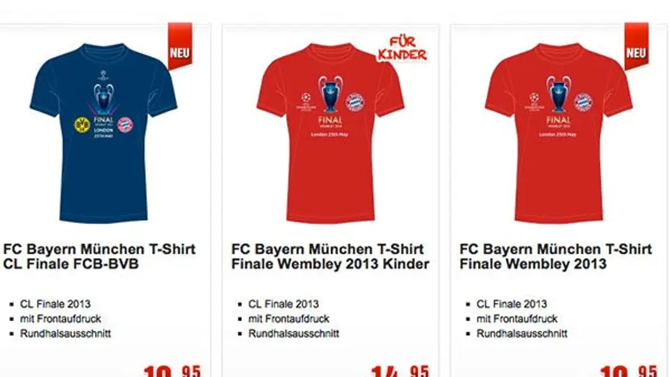 Comercializan productos alusivos a final de Champions