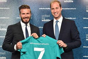 Beckham y Príncipe Guillermo, unidos por los animales