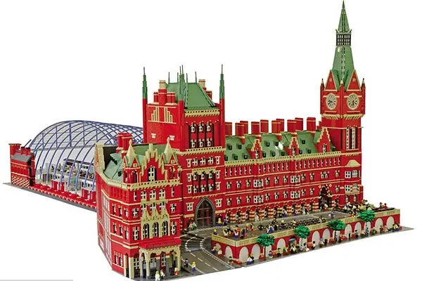 Manual para replicar obras arquitectónicas con bloques de Lego