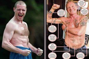 Tatuajes sacan del alcoholismo a Gascoigne