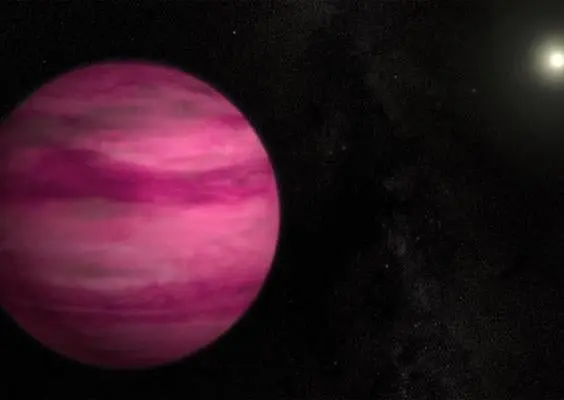 Científicos descubren planeta rosa