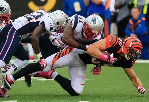 Bengalíes vencen a Patriotas y rompen racha de Brady